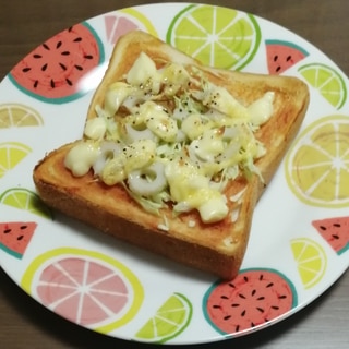 チーズゴロゴロ※キャベちくケチャップトースト